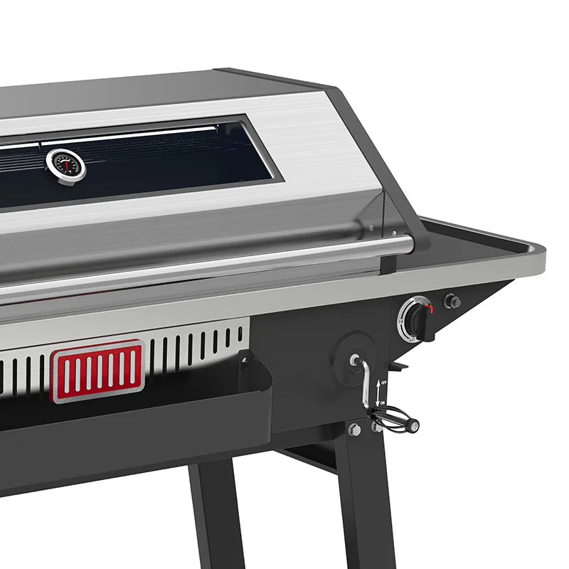 New Style Charcoal Barbeque Spit Roaster Barbecue Lamp Pig Spit Roaster BBQ Grill