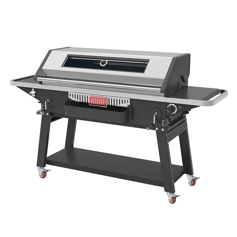 New Style Charcoal Barbeque Spit Roaster Barbecue Lamp Pig Spit Roaster BBQ Grill