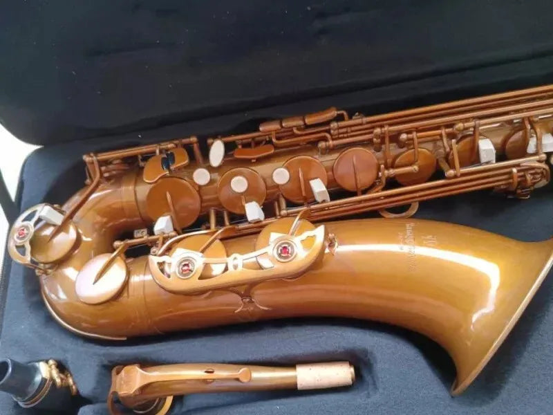 MMOOKA New Tenor Saxophone, High Quality B Flat Antique copper sax With Case