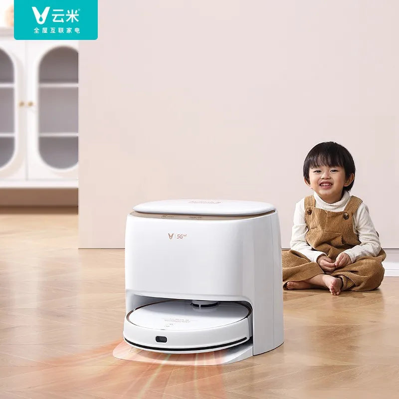 New Viomi Sweeping Robot Three-in-one Sweeping Mop Robot Intelligent Fully Automatic Electrolytic Water Cleaning and Self-drying