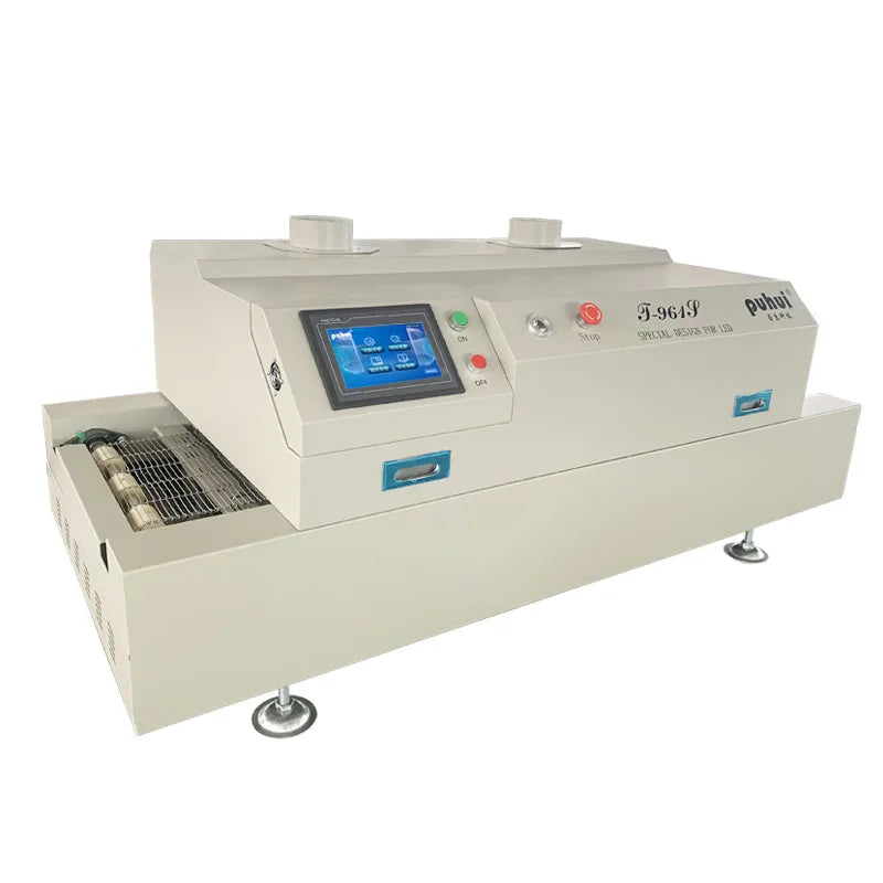 New arrival high stability LCD touch display infrared hot air reflow soldering oven SMD welding equipment T-961S