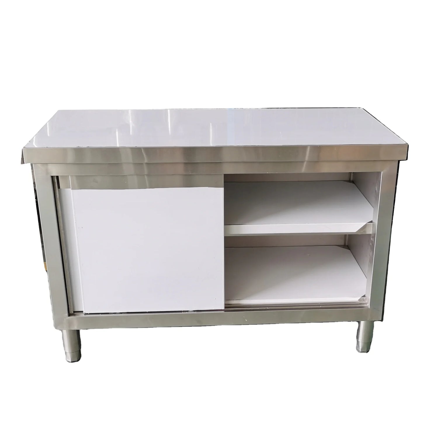 New designed storage cabinet stainless steel commercial stainless steel storage cabinet table stainless steel