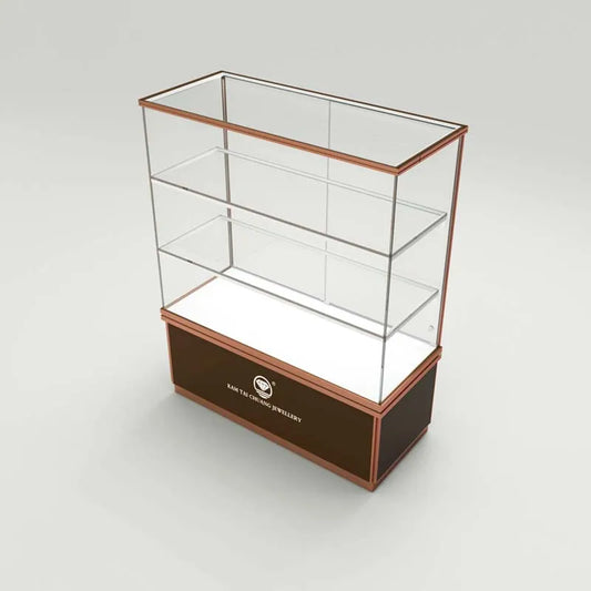 New glass window display hand-made gift toy model shelf transparent glass home display