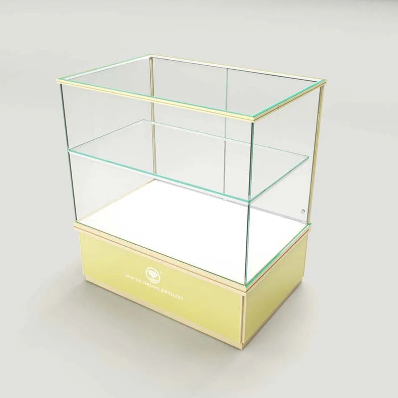 New glass window display hand-made gift toy model shelf transparent glass home display
