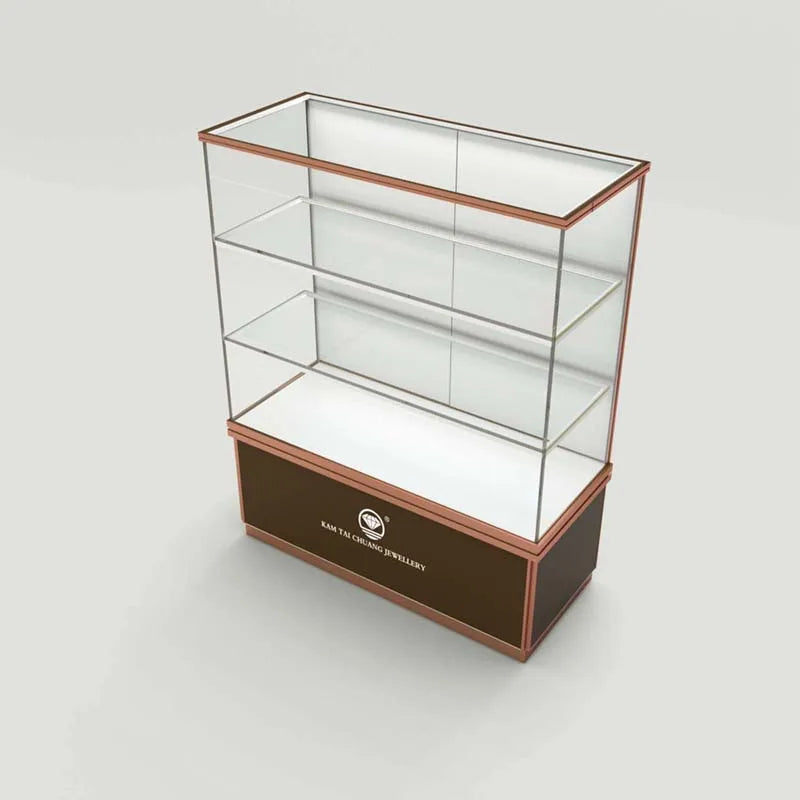 New glass window display hand-made gift toy model shelf transparent glass home display