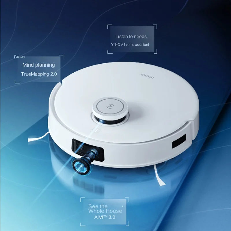 [New product] ECOVACS T10TURBO sweeping robot intelligent home full-automatic sweeping, dragging, washing and drying machine