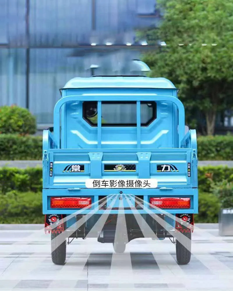 New semi enclosed multifunctional rural commuting agricultural high-power electric dual-purpose tricycle