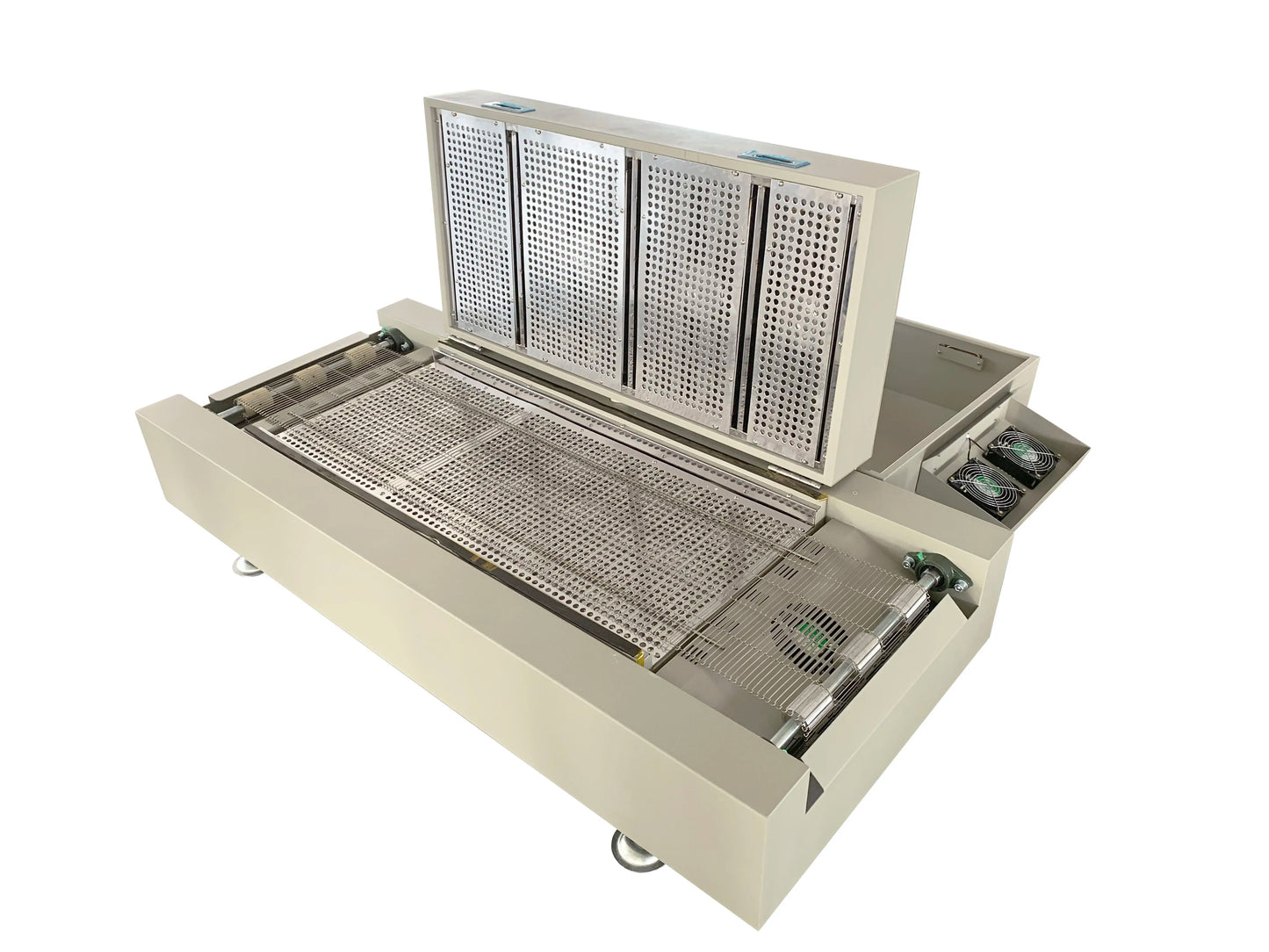 New smt Puhui T-961S high stability LCD touch display infrared ic heater hot air reflow soldering oven PCB welding equipment