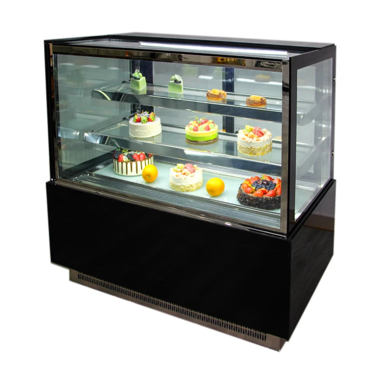 New style glass door cake dessert display refrigerated fresh-keeping cabinet vertical freezer