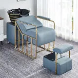 Nordic Light Luxury Shampoo Chairs Modern Beauty Salon Chairs High-end Barber Shop Special Massage Shampoo Bed Salon Furniture