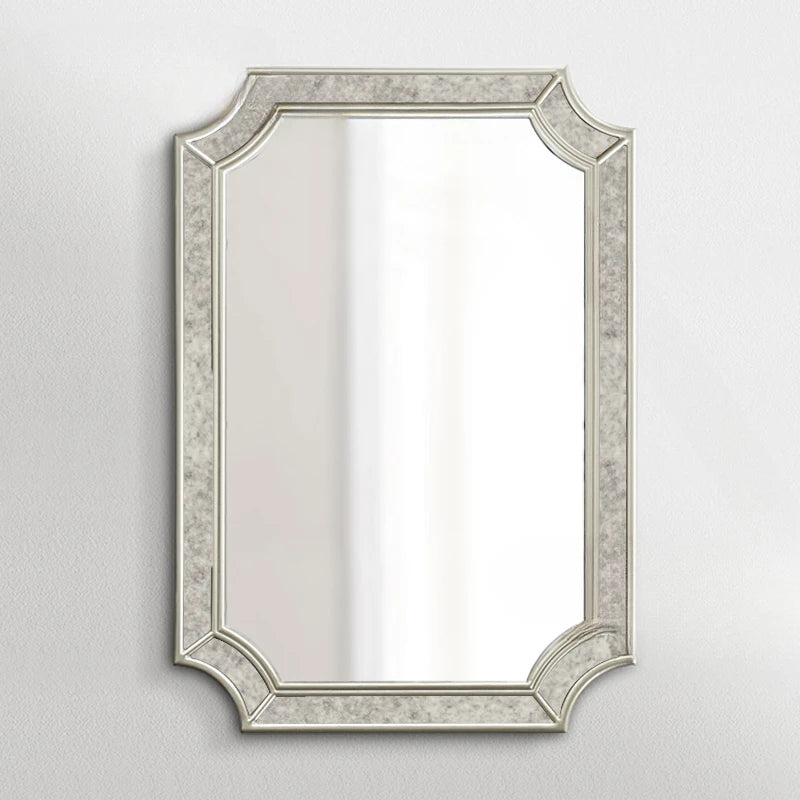 Nordic style three-dimensional decorative mirror hotel entrance bathroom