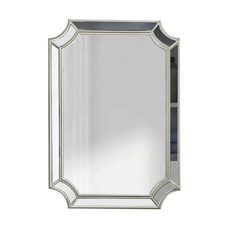 Nordic style three-dimensional decorative mirror hotel entrance bathroom