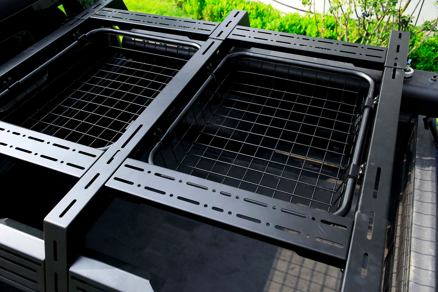 OEM Factory Directly Sale  4x4 Pickup Accessories Universal Mn-steel Pickup Truck Bed Rack Fit For ISUZU DMAX