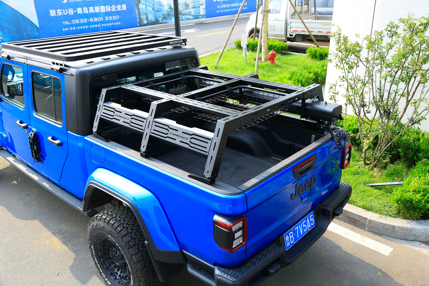 OEM Factory Directly Sale  4x4 Pickup Accessories Universal Mn-steel Pickup Truck Bed Rack Fit For ISUZU DMAX