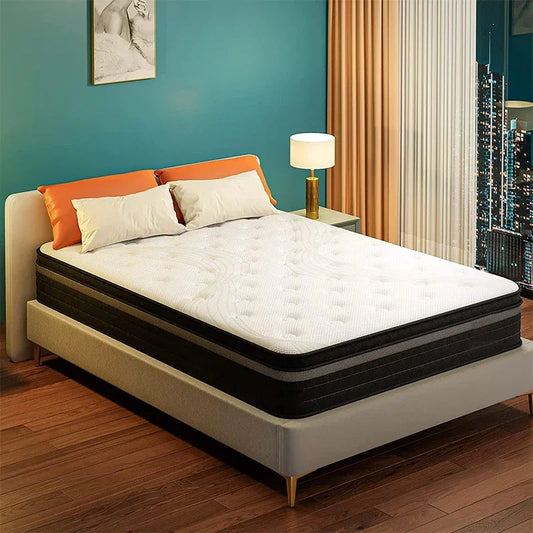 OEM/ODM 5 Star Modern Europa Luxury Hotel Pocket Coil Latex King Queen Memory Foam Spring Mattress In A Box