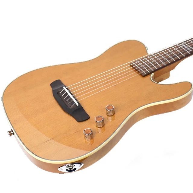 OEM Professional AC-SKY portable Electric Guitar Stringed Instruments guitarra electrica Guitar Silent acoustic electric guitar