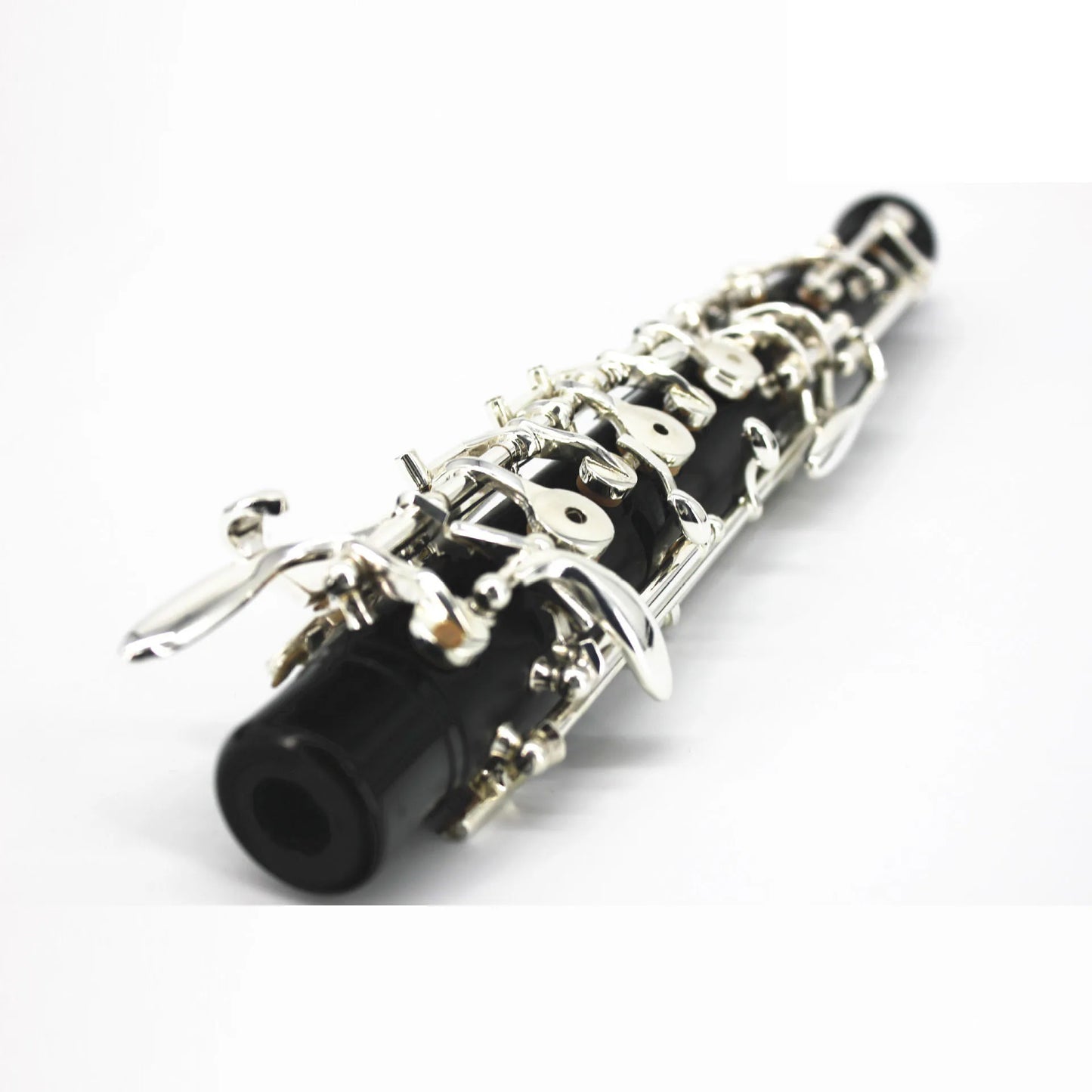 MMOOKA Oboe C-key semi-automatic silver plated button oboe for beginner Use for entry level and grading test Wood wind instrument