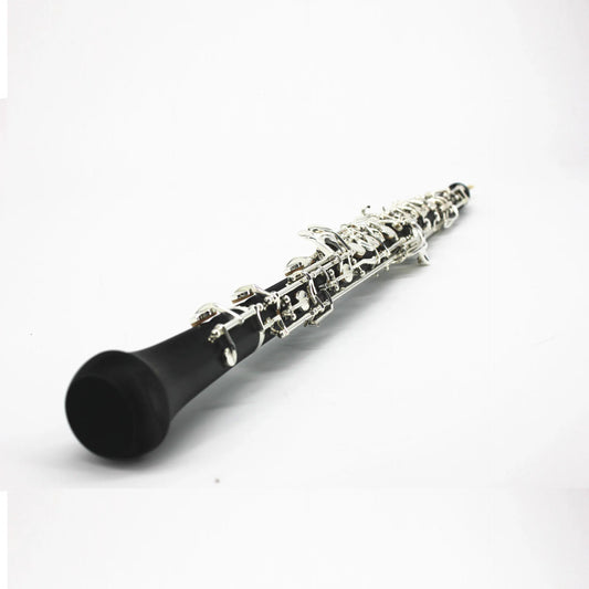MMOOKA Oboe C-key semi-automatic silver plated button oboe for beginner Use for entry level and grading test Wood wind instrument