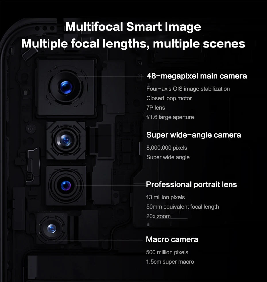 Official Original New Vivo X50 5G SmartPhone 20x digital zoom Snapdragon 765G 8GB RAM 128GB 256GB ROM 48MP AOMLED 4200mAh 33W