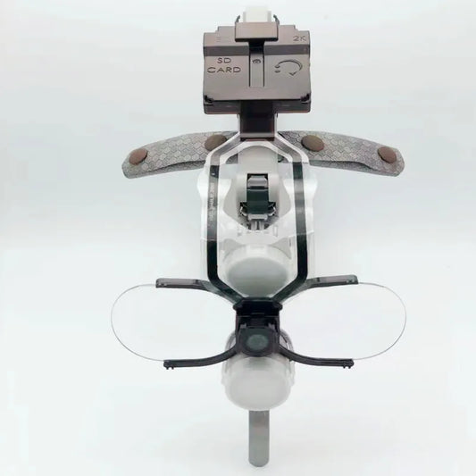 Orginal Korea Video Camera DCAM-4 Sensor Switch Medical Double LED Headlight Dental Surgical Headlamp+Binocular Magnifier Loupes