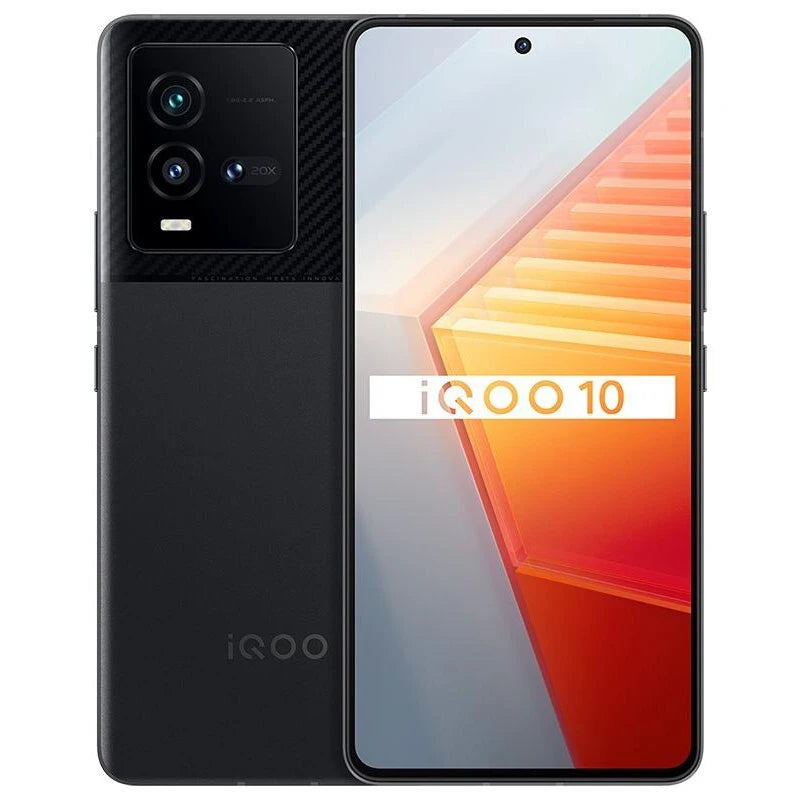 Original IQOO 10 5G Mobile Phone 6.78" AMOLED 120Hz Screen Snapdragon 8+ Gen 1 Android 12 4700mAh Fast Charging 120W Smartphone