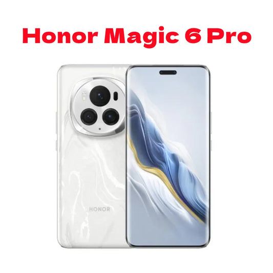 Original New Honor Magic 6 Pro 5G Mobile Phone 5600mAh Battery 80W 6.80" OLED 120Hz 50MP Rear Three Camera Android 14 NFC