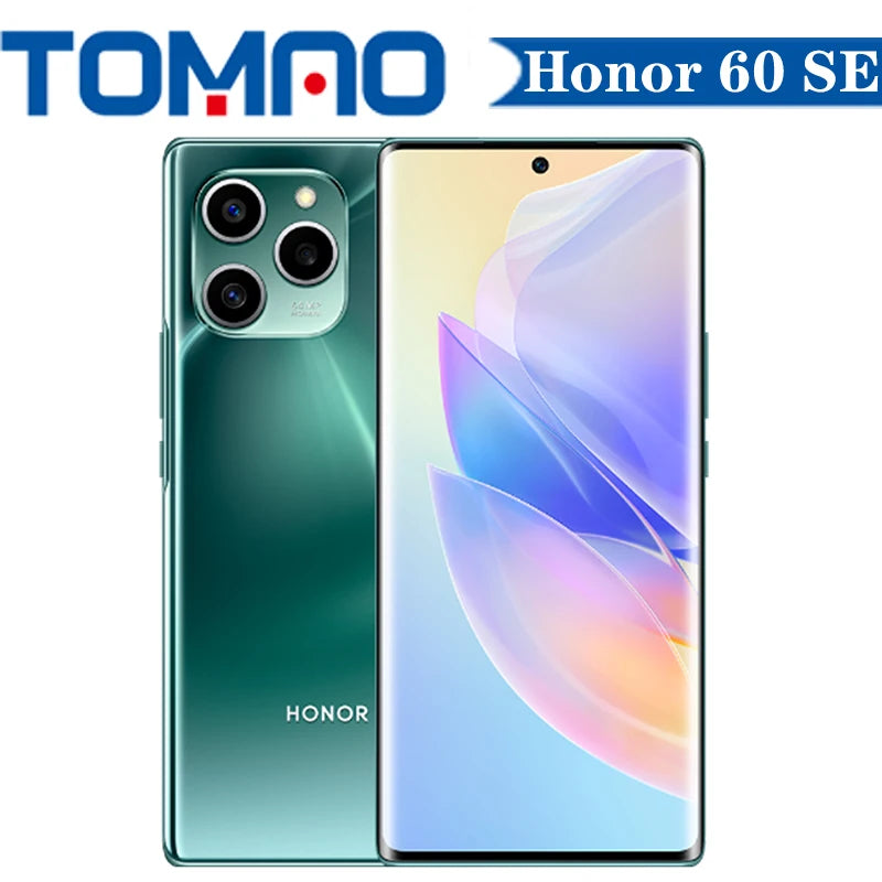 Original Official New Honor 60 SE 5G SmartPhone 6.67'' 120Hz Screen Dimensity 900 4300mAh Battery 66W Super Charge 64MP Camera