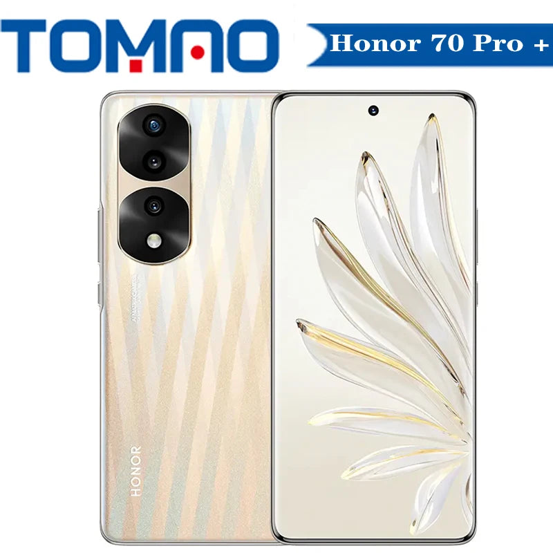 Original Official New Honor 70 Pro + Plus 5G MobilePhone Dimensity 9000 Android 12 6.78" 120Hz 4500mAh 100W 54MP Main Camera NFC
