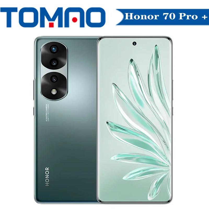 Original Official New Honor 70 Pro + Plus 5G MobilePhone Dimensity 9000 Android 12 6.78" 120Hz 4500mAh 100W 54MP Main Camera NFC