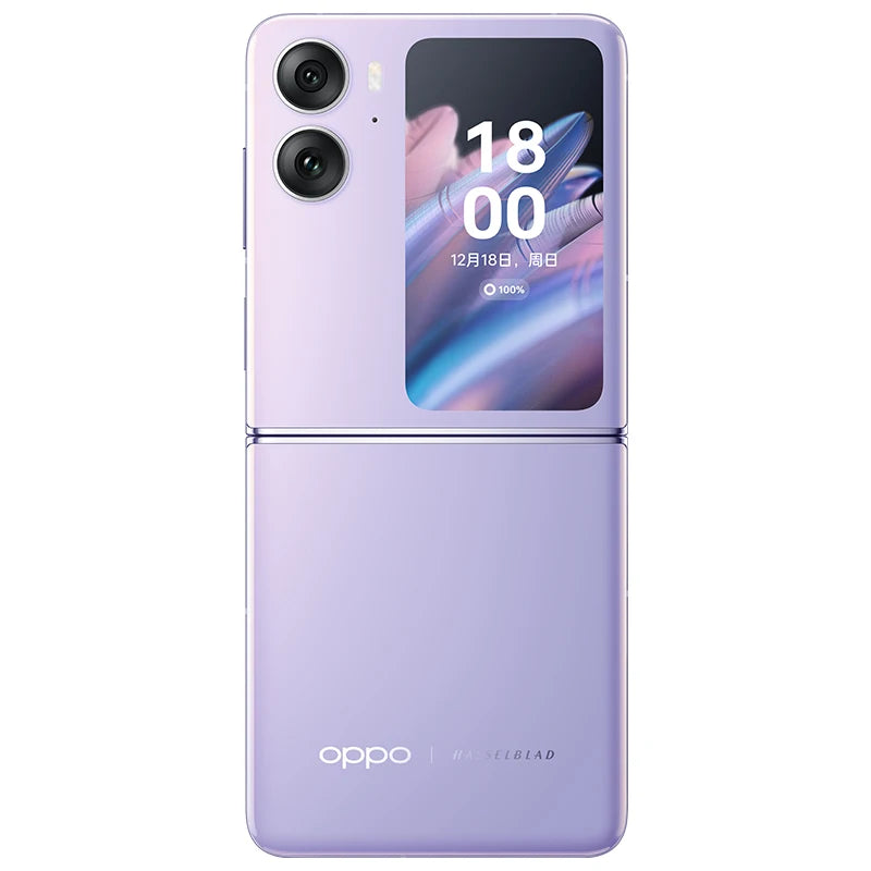 Original Oppo Find N2 Flip Mobile Phone Dimensity 9000+ Octa Core 6.8" Folded Screen 120HZ 50.0MP Camera 44W Charge Fingerprint