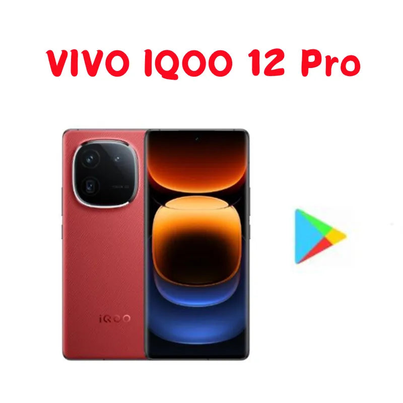Original VIVO IQOO 12 Pro 5G Cell Phone Snapdragon8 Gen 3 6.78inch AMOLED 2K144Hz 5100mAh 120W Super Charge 50w wireless 64MPNFC