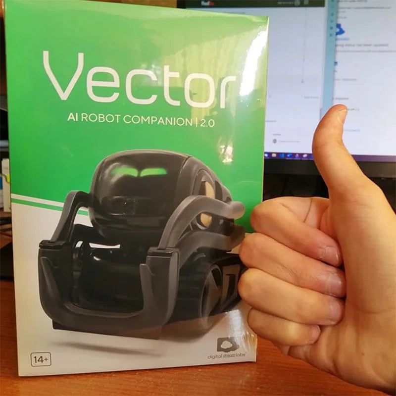 Original Vector 2.0 Robot Car Toys For Child Kids Artificial Intelligence Birthday Gift Smart Voice Early Education Children