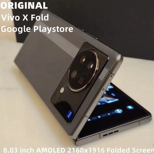 Original Vivo X Fold 5G Mobile Phones 8.03"  Screen 120HZ 50.0MP 66W Charger Snapdragon 8 Gen 1 Android 12.0 Fingerprint