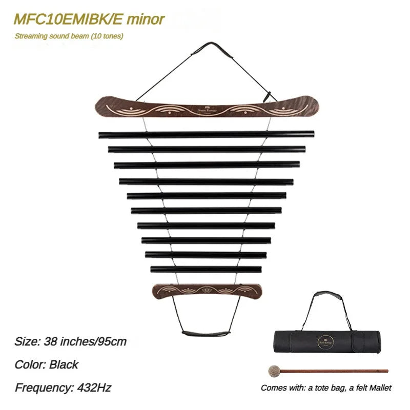MMOOKA Outdoor Chimes Musical Instruments Percussion Sound Healing Hand Cranked Sound Bundle Children's Bell Meditation Accessories