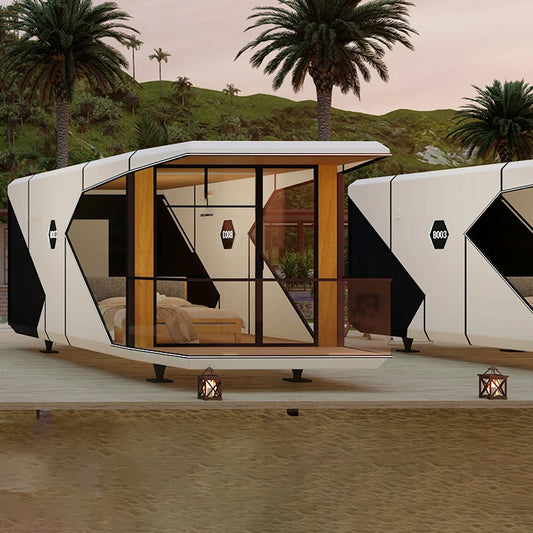 Outdoor Creative Sunshine Room Hotel Space Cabin Home Accommodation Mobile Accommodation Container Mobile Apple Home Accommodati