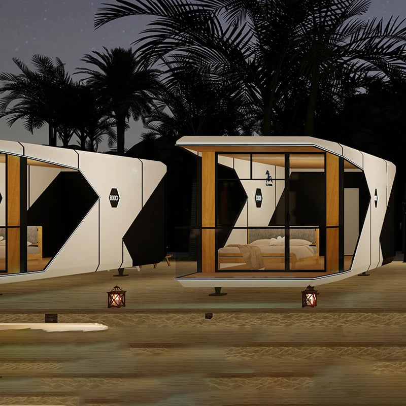 Outdoor Creative Sunshine Room Hotel Space Cabin Home Accommodation Mobile Accommodation Container Mobile Apple Home Accommodati