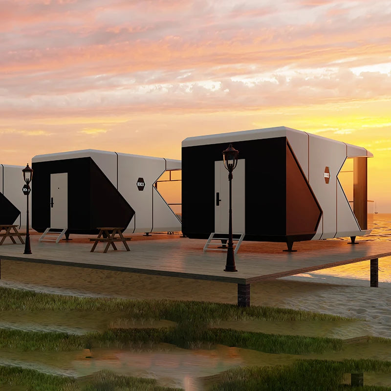 Outdoor Creative Sunshine Room Hotel Space Cabin Home Accommodation Mobile Accommodation Container Mobile Apple Home Accommodati