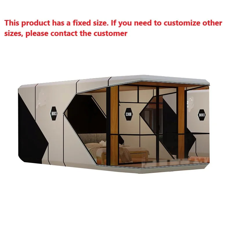 Outdoor Creative Sunshine Room Hotel Space Cabin Home Accommodation Mobile Accommodation Container Mobile Apple Home Accommodati