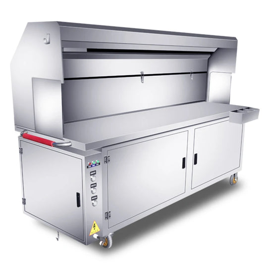 Outdoor Garden Large Gas Or Charcoal Grill Smokeless Barbecue BBq Commercial Grill