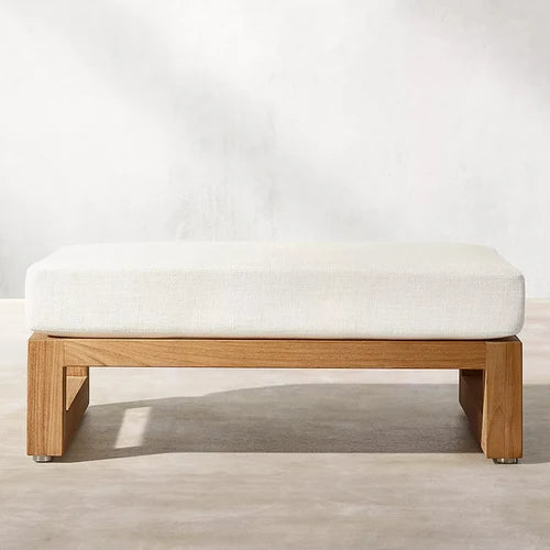 Outdoor Teak Sofa Courtyard Villa Garden Balcony Outdoor Simple Leisure Solid Wood Furniture