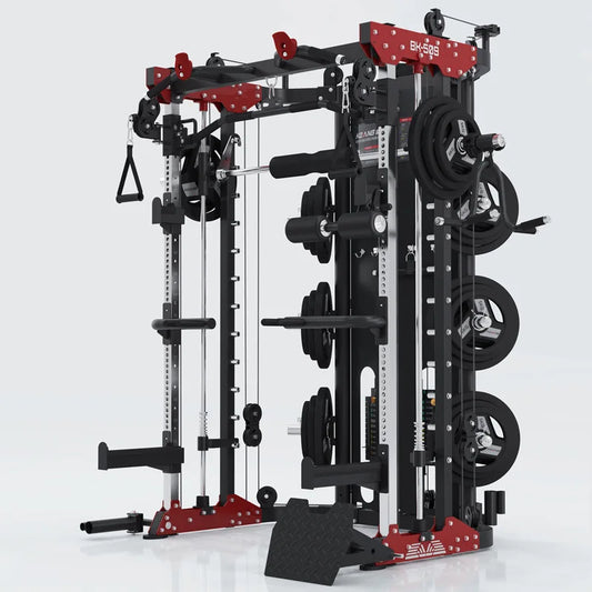Outdoor fitness equipment, household comprehensive trainer, deep squat gantry combination trainer