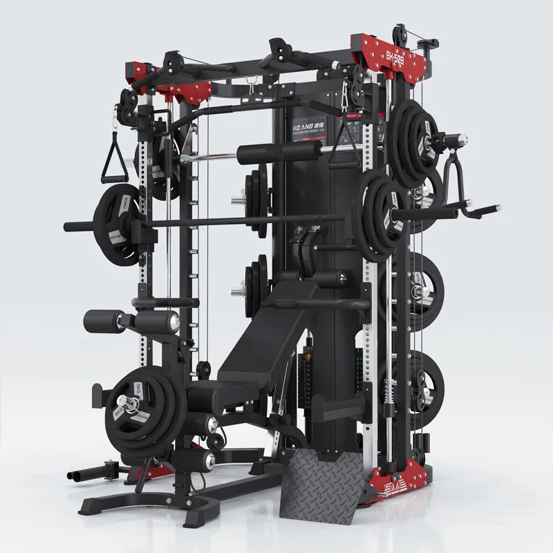 Outdoor fitness equipment, household comprehensive trainer, deep squat gantry combination trainer