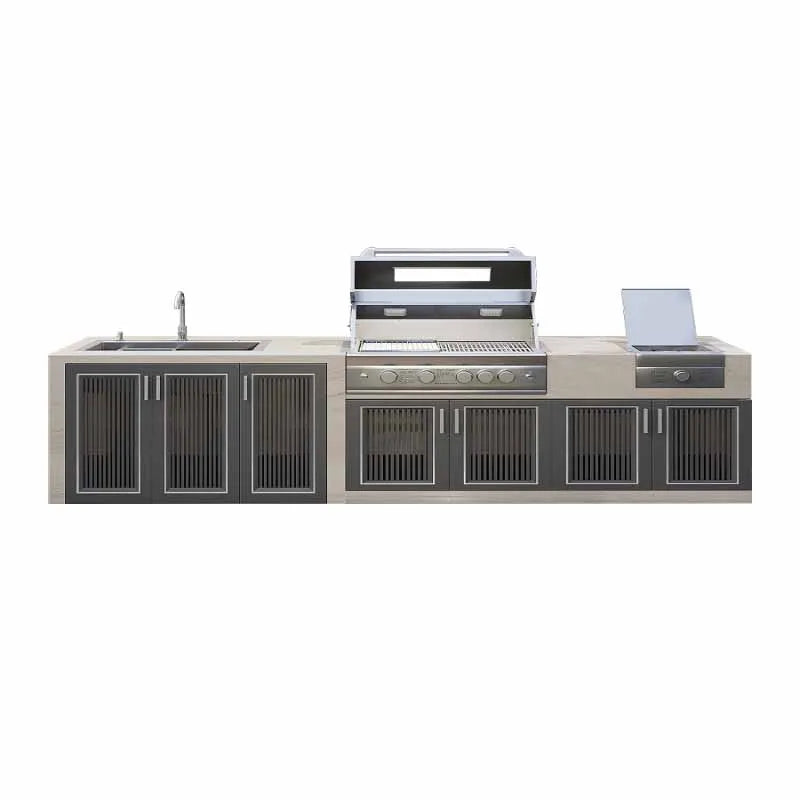 Outdoor marble storage cabinet, villa, outdoor agricultural washing cabinet, courtyard, household sink, integrated cabinet, oper