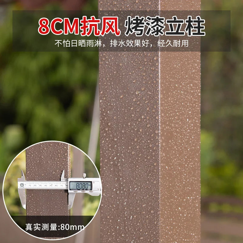 Outdoor pavilion, swing, outdoor courtyard, villa, garden, farmhouse, balcony, leisure pavilion