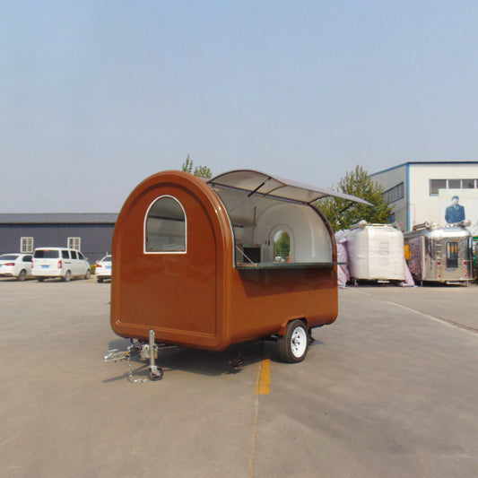 Outdoor shops, food trucks, mobile food trailers can be customized for food trucks