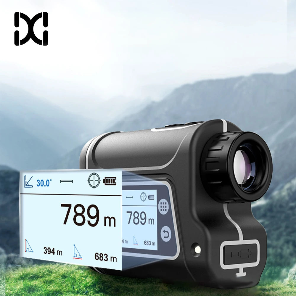 Outdoor telescope rangefinder Hand held high precision instrument Laser measuring instrument distance angle measuring altimeter