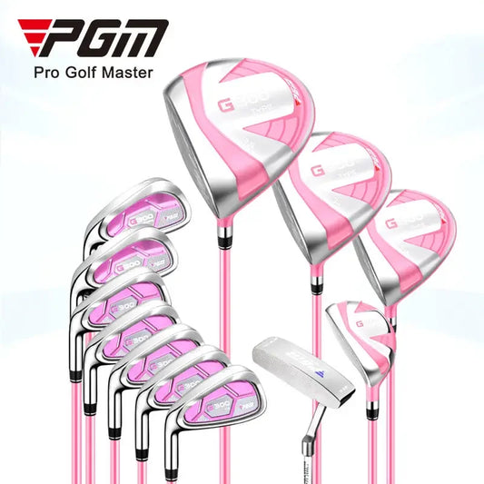 PGM 4PCS/12PCS Golf Club Sets With Standard Ball Bag LTG025 Left Hand Ladies Stainless Steel Head Golf Club Practice Club