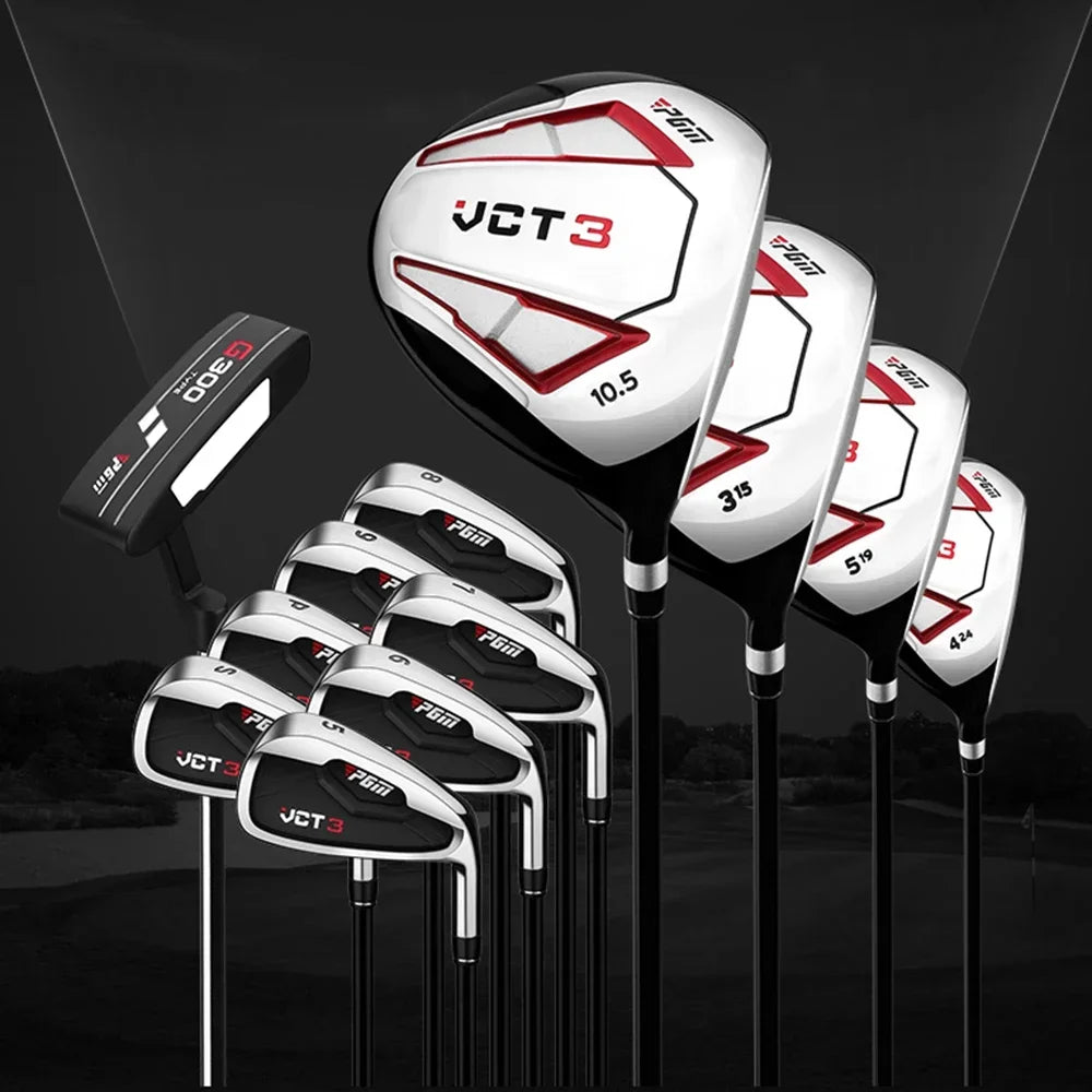 PGM Golf Club Sets MTG031,VCT3 Generation Men's 9/12 Branch Golf Clubs,Beginner's Right Hand Complete Golf Rod Set