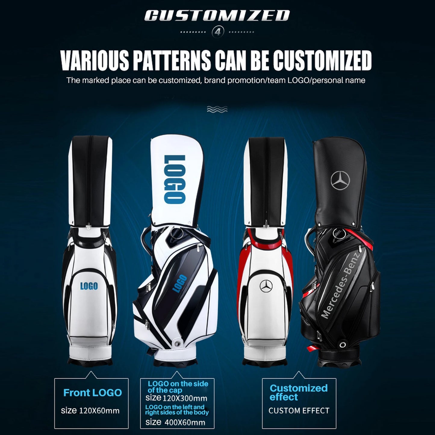PGM Golf Club Standard Bag Waterproof Portable High Hardness Base Aviation Package High Capacity Cart Travel Package Man Woman