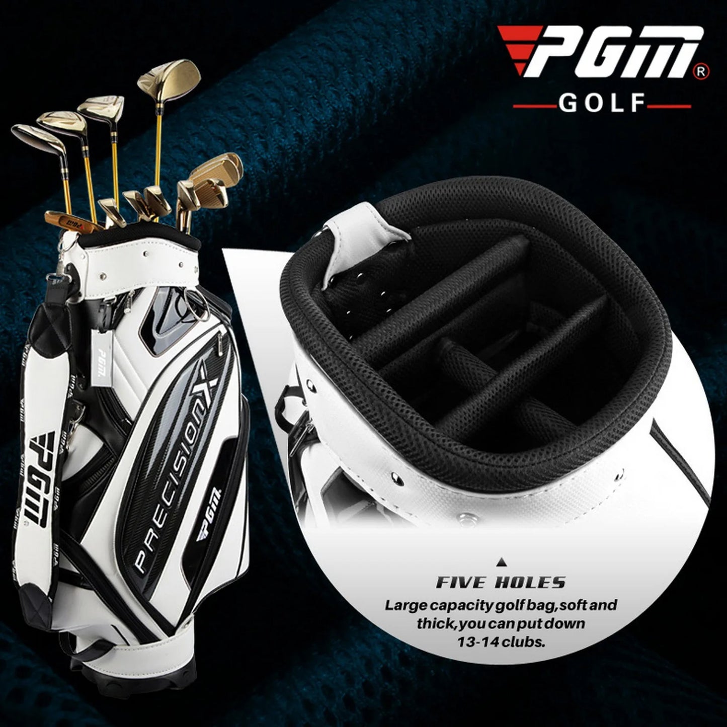 PGM Golf Club Standard Bag Waterproof Portable High Hardness Base Aviation Package High Capacity Cart Travel Package Man Woman